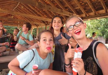 girls at camp
